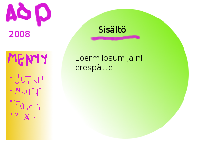 Tältä näyttäisivät www-sivut